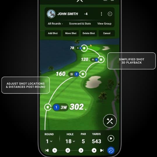 Blue Tees Golf GPS Tracking App - Main feature image
