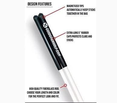 White Magnetic Alignment Sticks - Main feature image