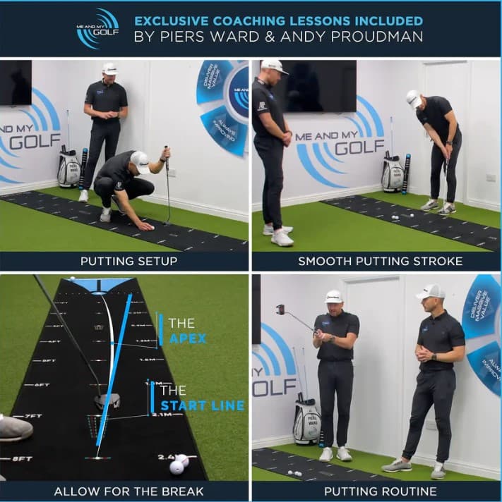 The Breaking Ball Putting Mat - Main feature image