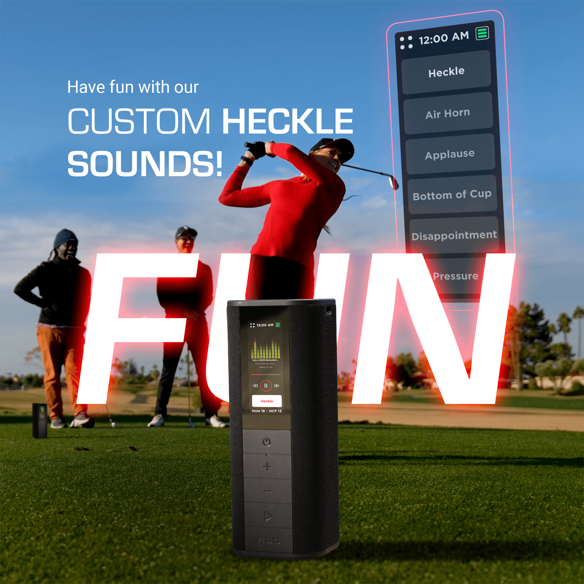 Rad Golf Sound Pro GPS Speaker - Main feature image