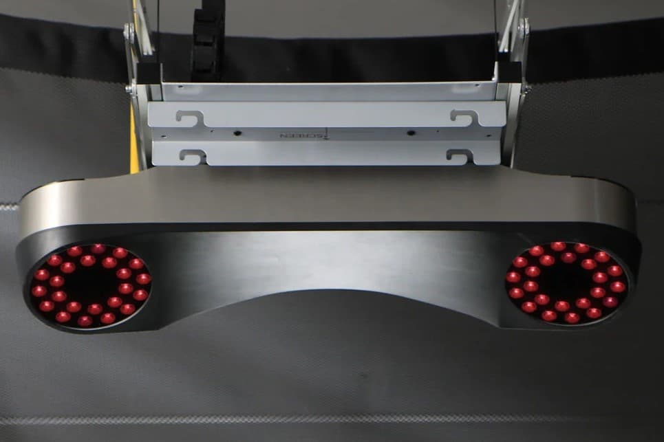 Sleek Overhead Dual Camera Design